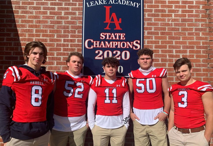 Leake Academy had five players chosen for the MAIS All-star football game that will be played this Friday at Jackson Prep at 4:30 p.m. Playing in the game will be Cole Arthur, Joseph Scott, Nick Gomillion, Gunter Scott and Canon Parks.